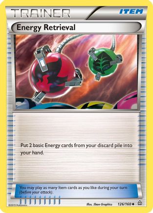 Energy Retrieval 126/160 XY Primal Clash - Uncommon