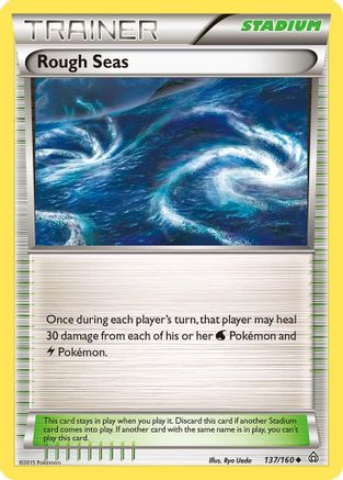 Rough Seas 137/160 - Reverse Holofoil XY Primal Clash - Uncommon