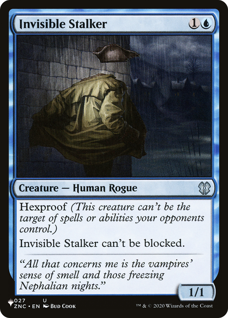 Invisible Stalker (LIST-027) - The List