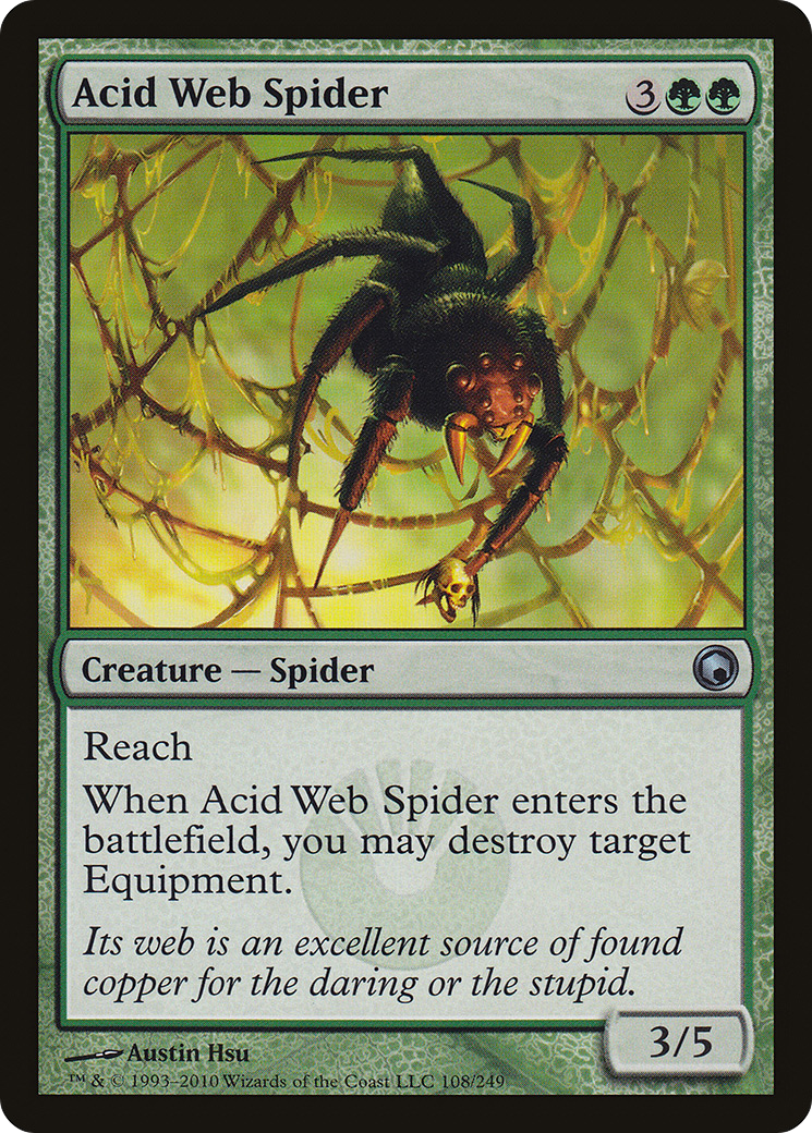 Acid Web Spider (SOM-108) - Scars of Mirrodin Foil