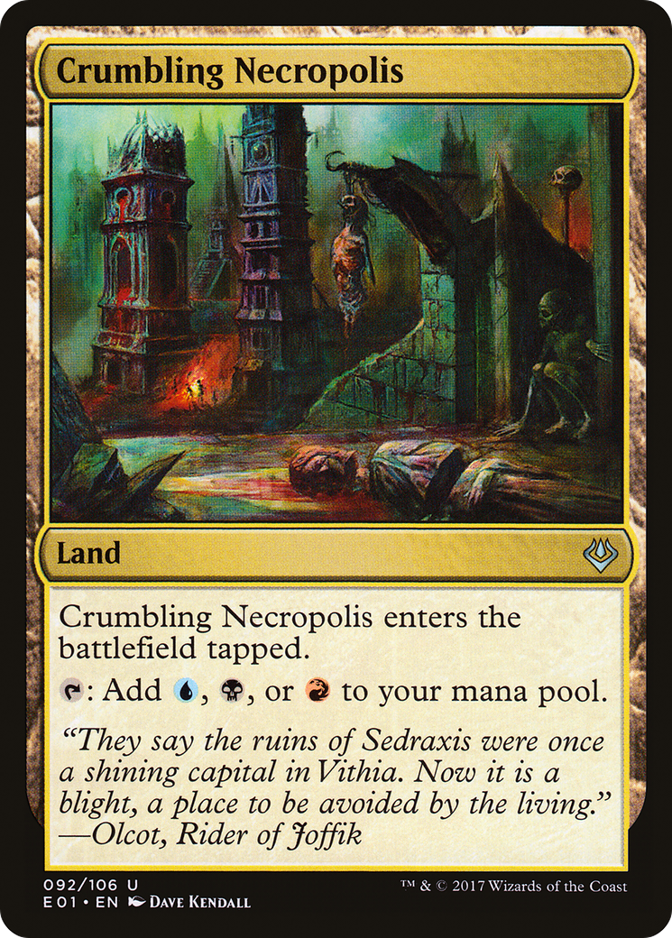 Crumbling Necropolis (AC2-092) - Archenemy: Nicol Bolas