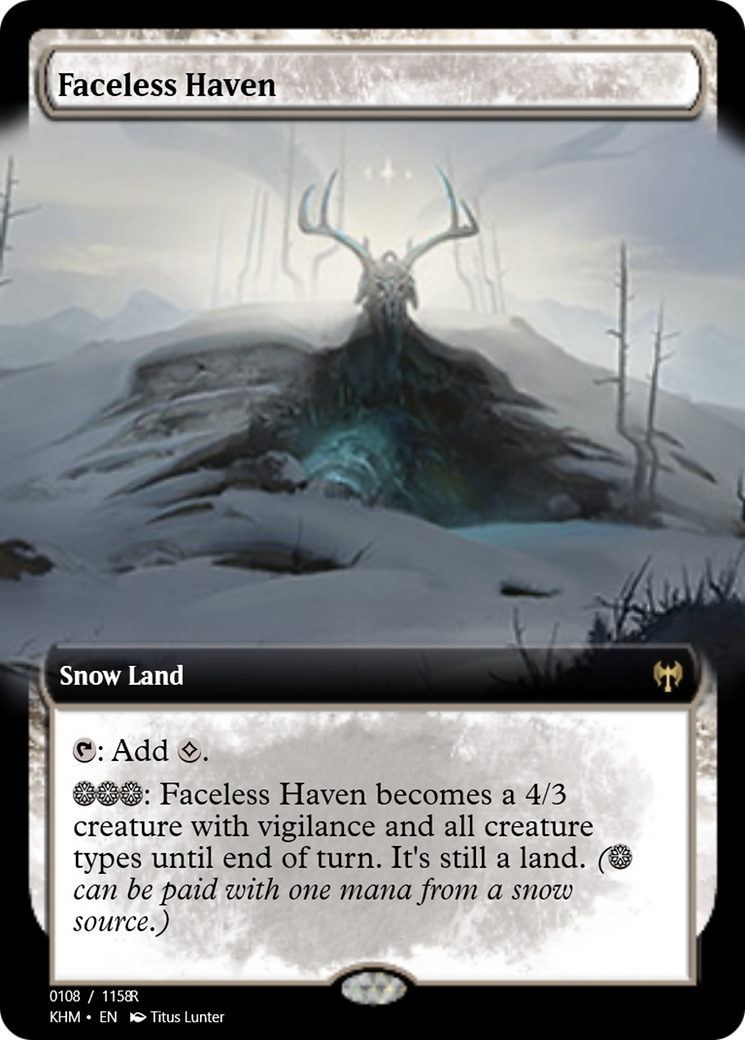 Faceless Haven (PRM-88416) - Magic Online Promos: (snow)