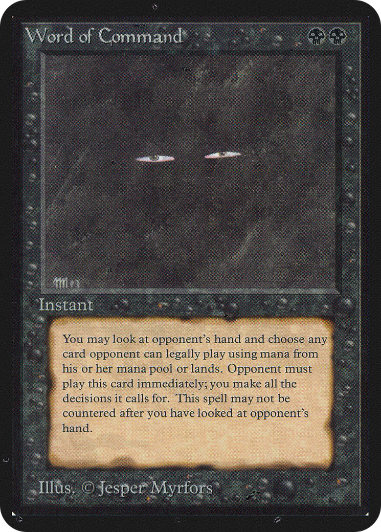 Word of Command (LEA-136) - Limited Edition Alpha