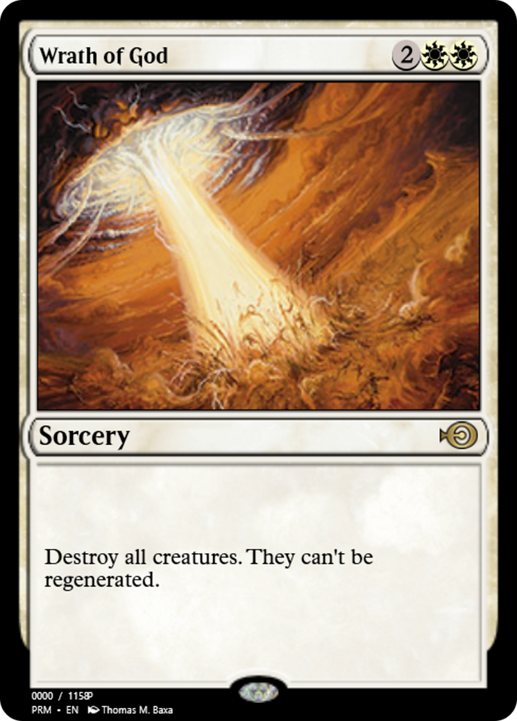 Wrath of God (PRM-82882) - Magic Online Promos