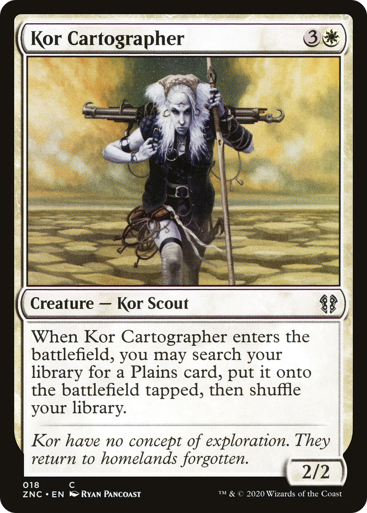 Kor Cartographer (ZNC-018) - Zendikar Rising Commander