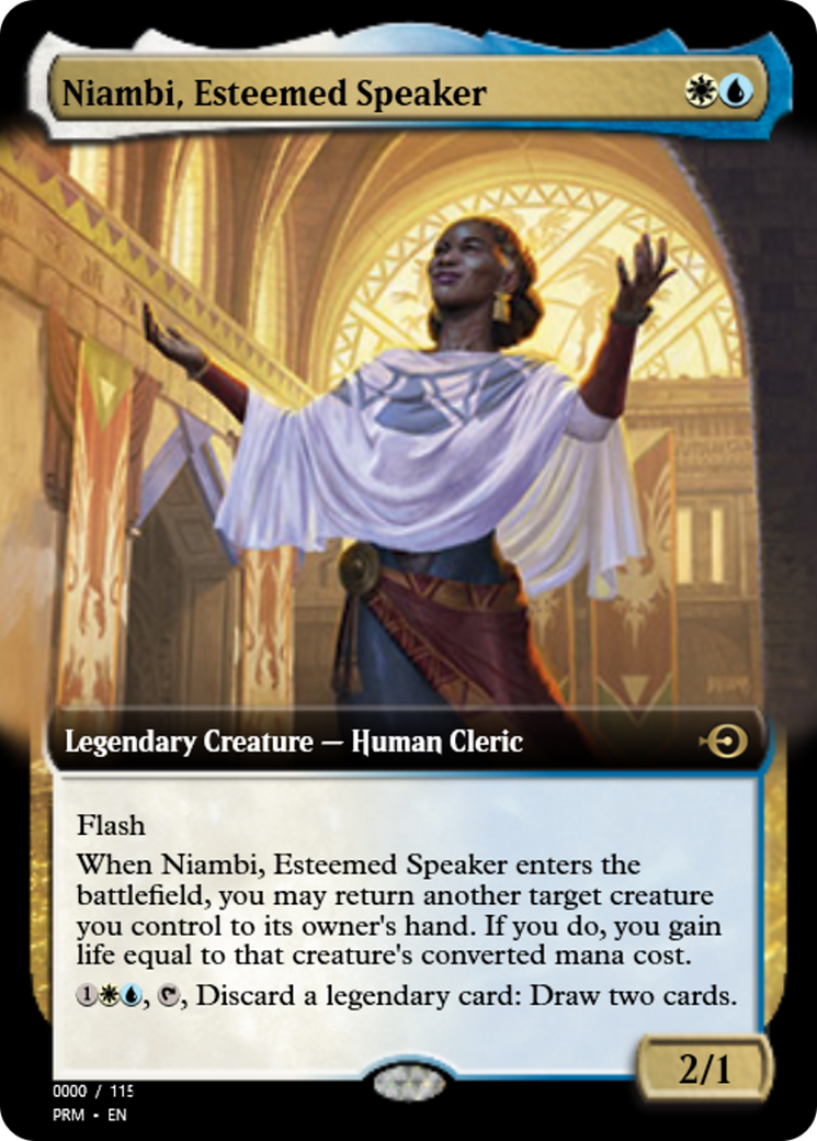 Niambi, Esteemed Speaker (PRM-82018) - Magic Online Promos