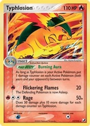Typhlosion 017/115 Deck Exclusives - Rare