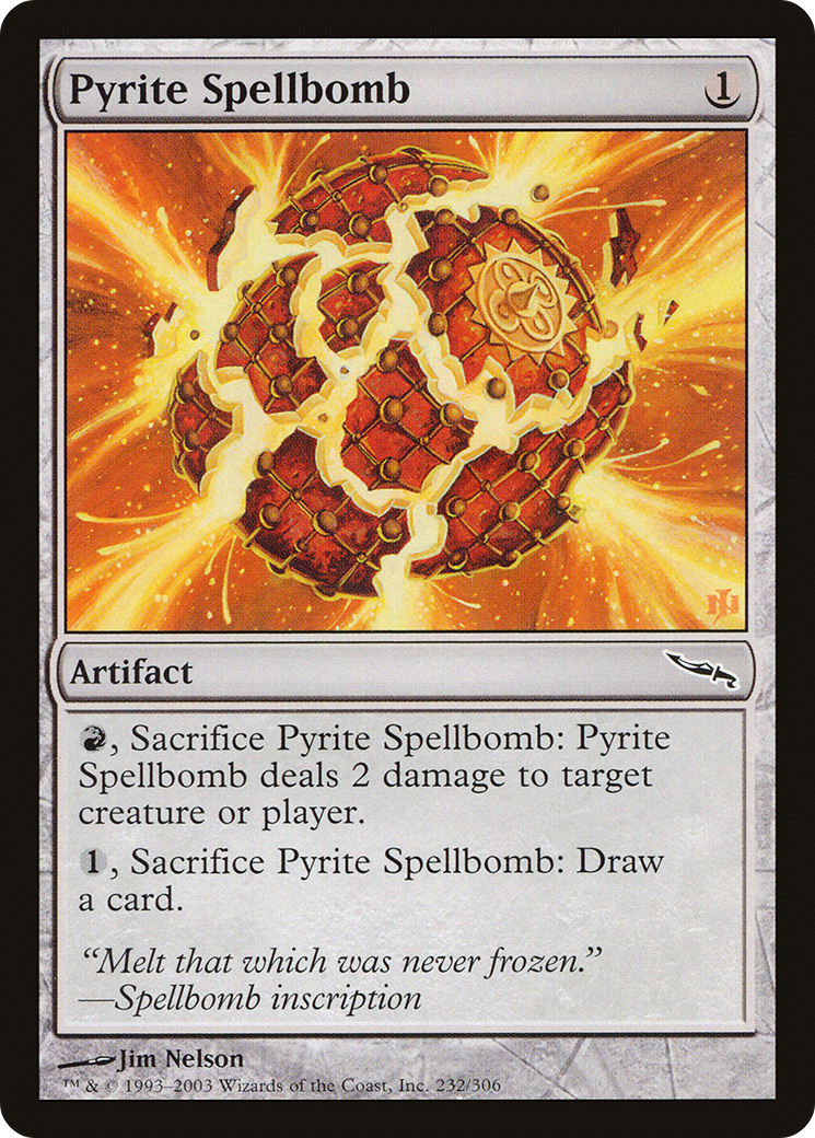 Pyrite Spellbomb (MRD-232) - Mirrodin Foil