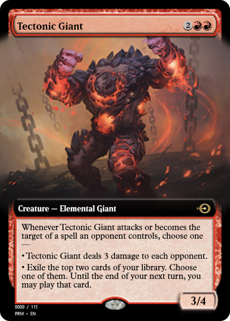 Tectonic Giant (PRM-79895) - Magic Online Promos