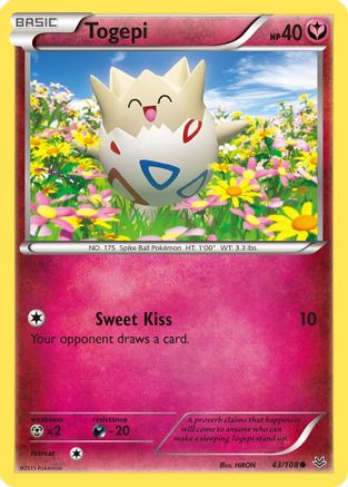 Togepi 043/108 XY Roaring Skies - Common