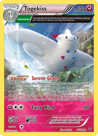 Togekiss (46 Delta) 046/108 - Reverse Holofoil XY Roaring Skies - Holo Rare