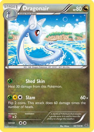 Dragonair 050/108 - Reverse Holofoil XY Roaring Skies - Uncommon