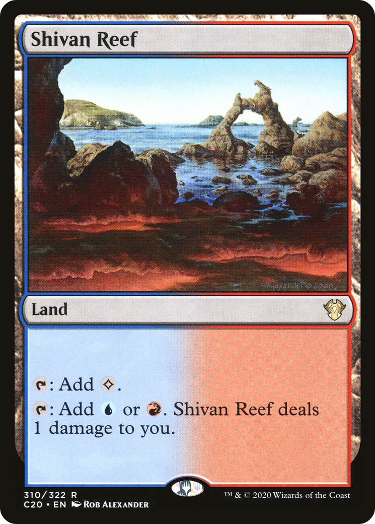 Shivan Reef (C20-310) - Commander 2020
