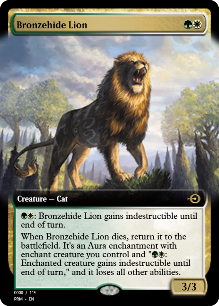 Bronzehide Lion (PRM-79973) - Magic Online Promos
