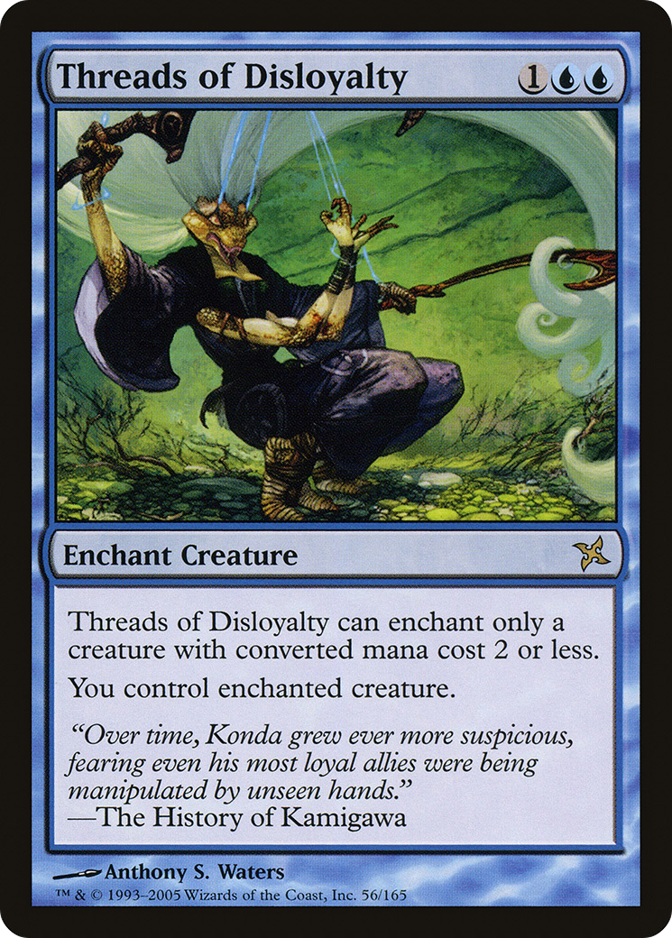 Threads of Disloyalty (BOK-056) - Betrayers of Kamigawa Foil