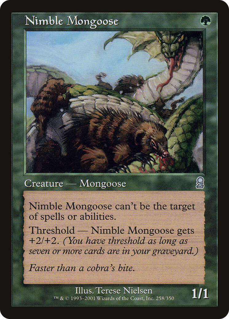 Nimble Mongoose (ODY-258) - Odyssey Foil