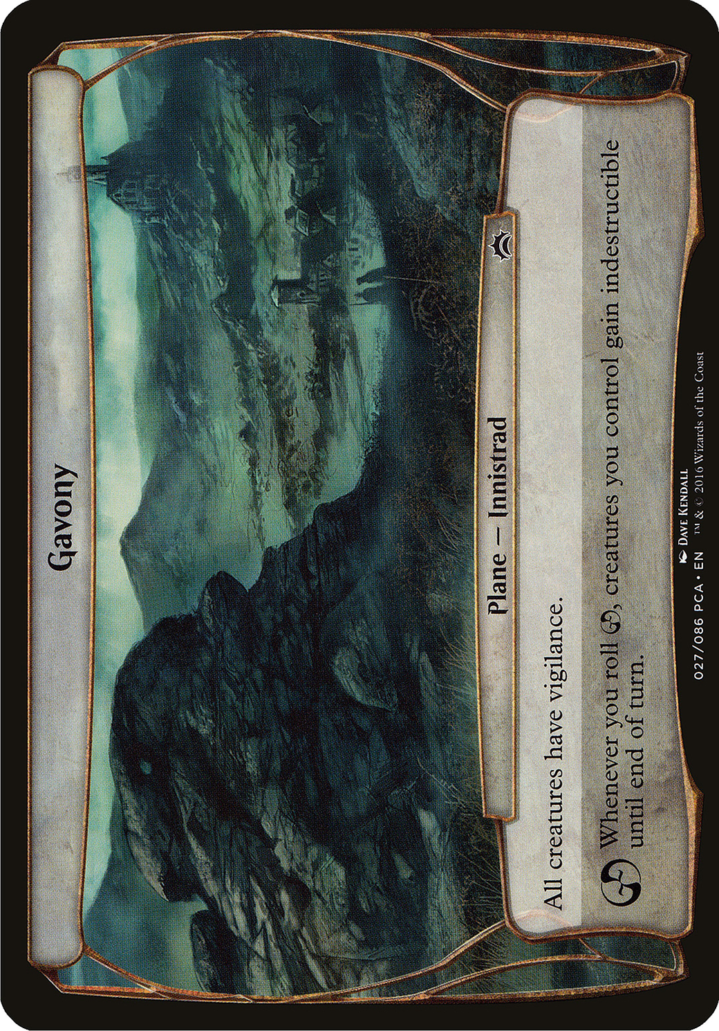 Gavony (Planechase Anthology) (OVER-027) - Planechase Anthology Planes