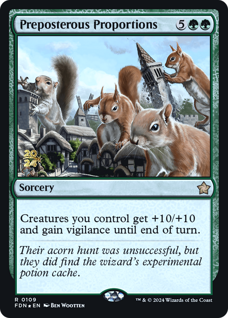 Preposterous Proportions (PRE-109S) - Foundations Promos Foil