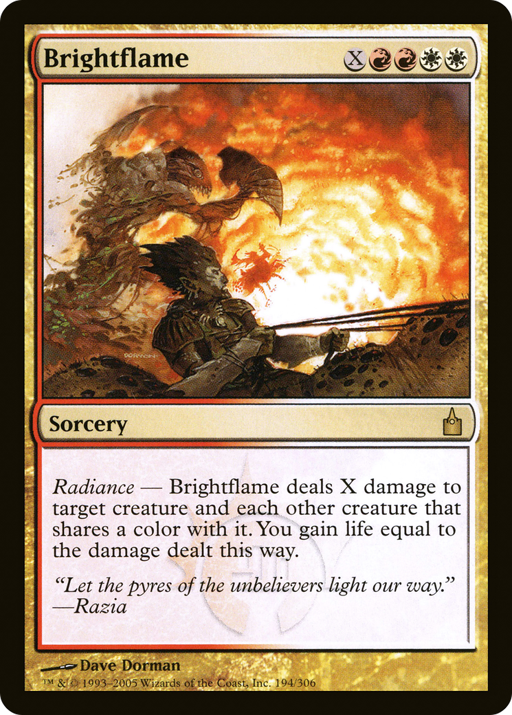 Brightflame (RAV-194) - Ravnica: City of Guilds Foil