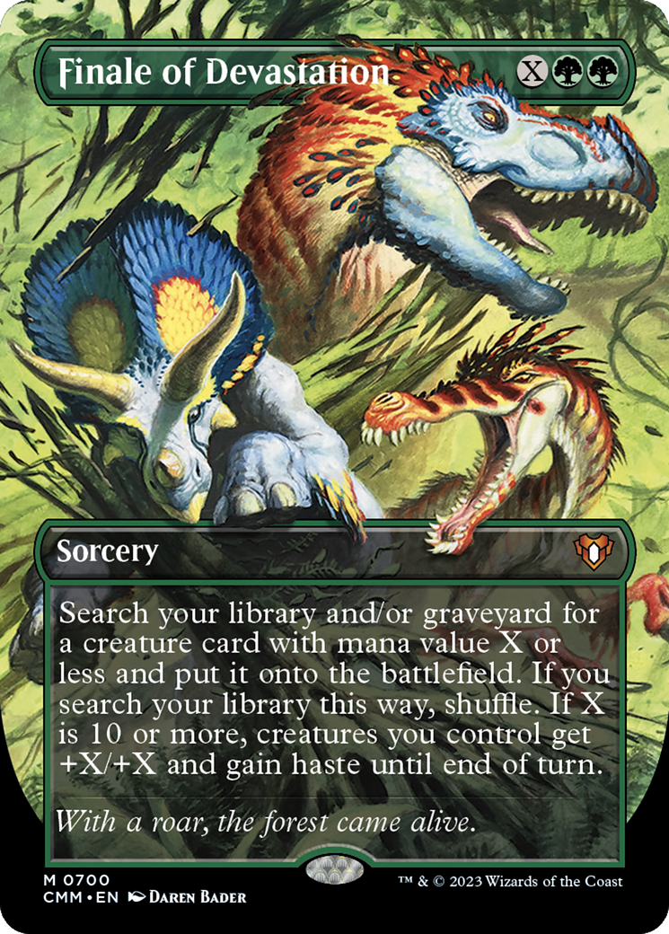 Finale of Devastation (Borderless) (CMM-700) - Commander Masters (Borderless)