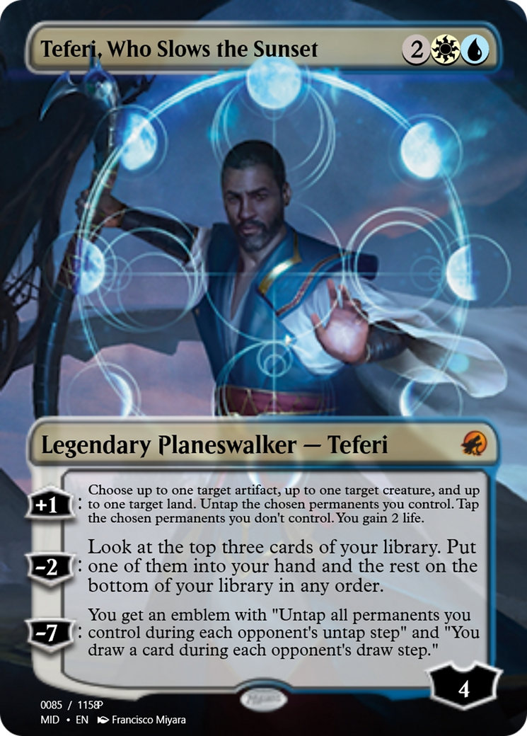 Teferi, Who Slows the Sunset (PRM-94050) - Magic Online Promos