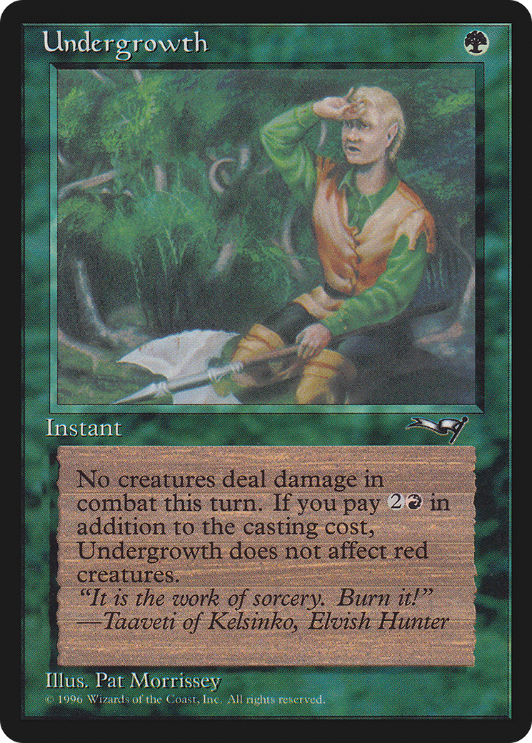 Undergrowth (Holding Axe) (ALL-102A) - Alliances