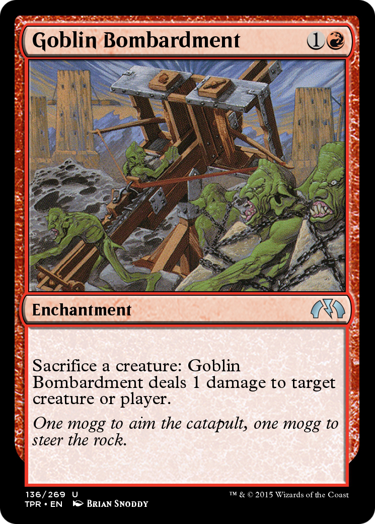 Goblin Bombardment (TPR-136) - Tempest Remastered Foil