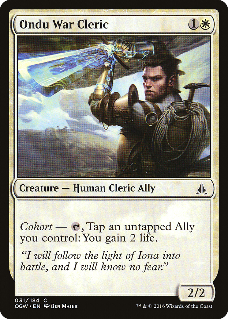 Ondu War Cleric (OGW-031) - Oath of the Gatewatch