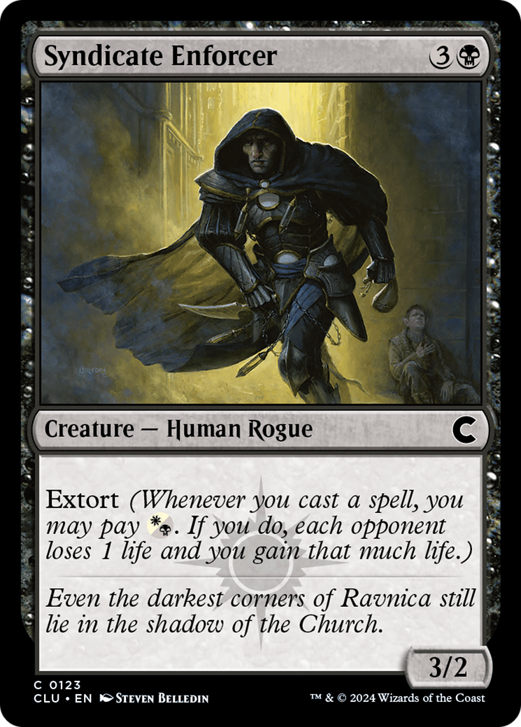 Syndicate Enforcer (CLU-123) - Ravnica: Clue Edition