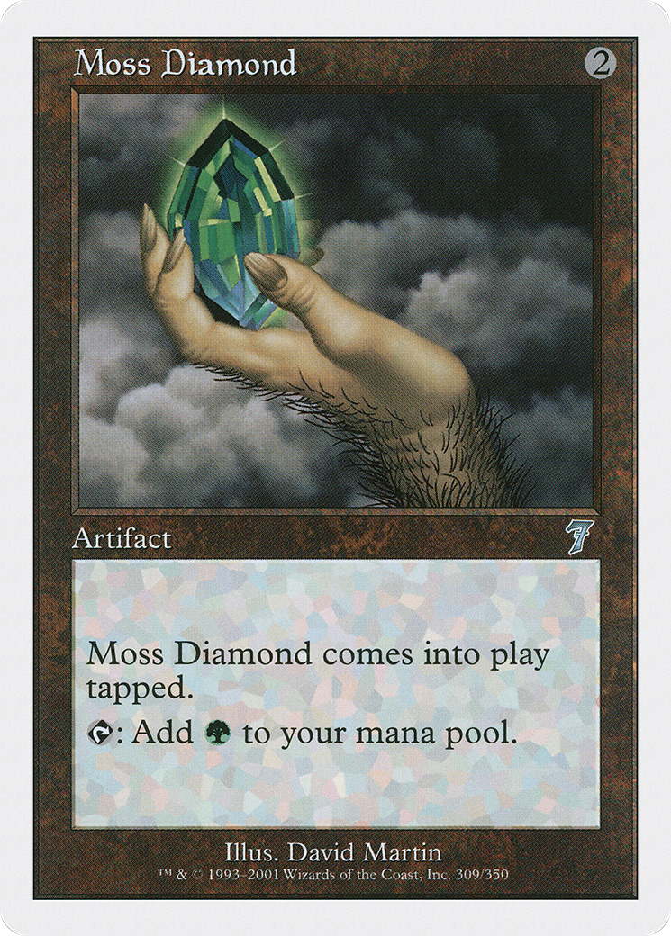 Moss Diamond (7ED-309) - Seventh Edition