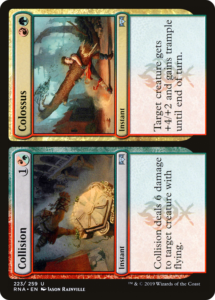 Collision // Colossus (RNA-223) - Ravnica Allegiance Foil