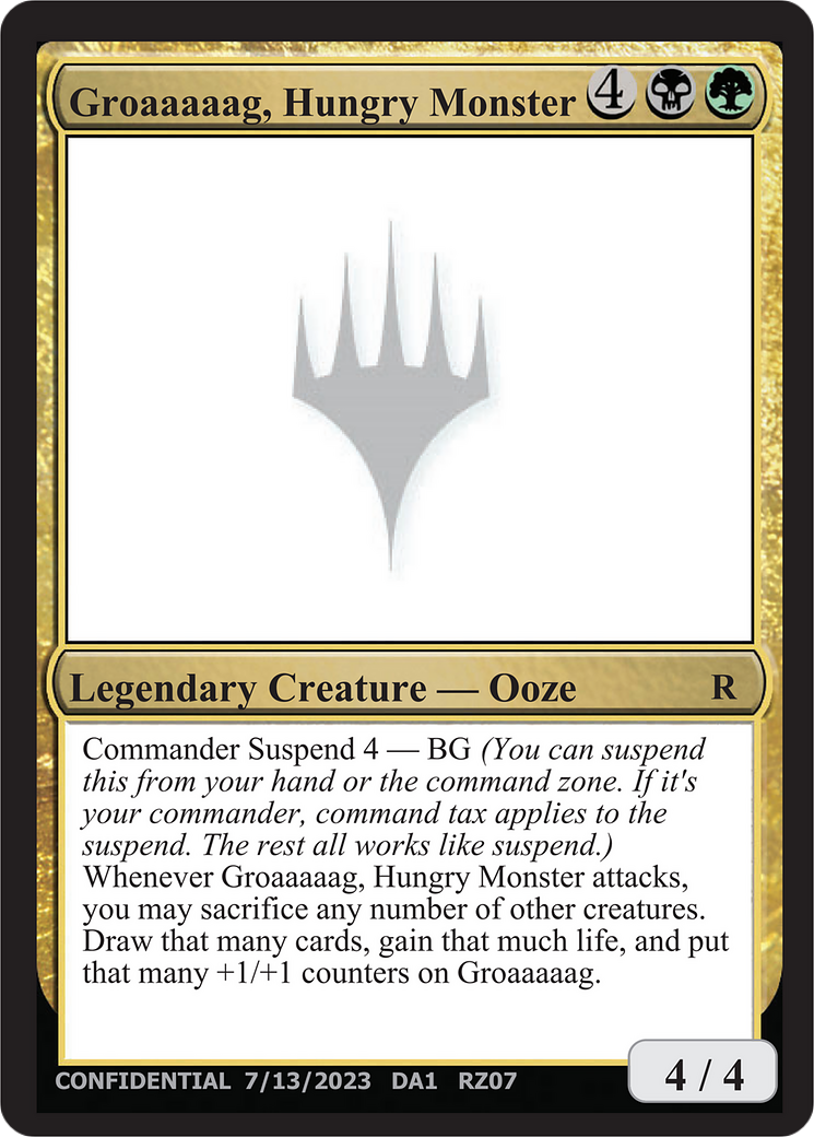 Groaaaaag, Hungry Monster (UNK-RZ07B) - Unknown Event