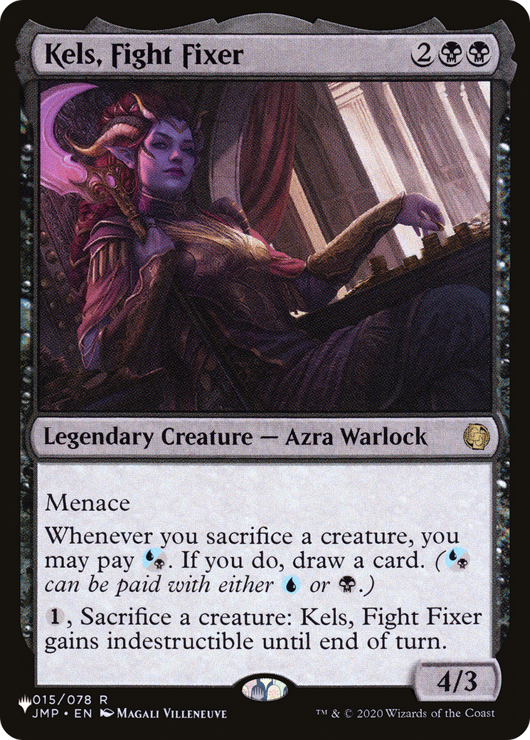 Kels, Fight Fixer (LIST-JMP-15) - The List