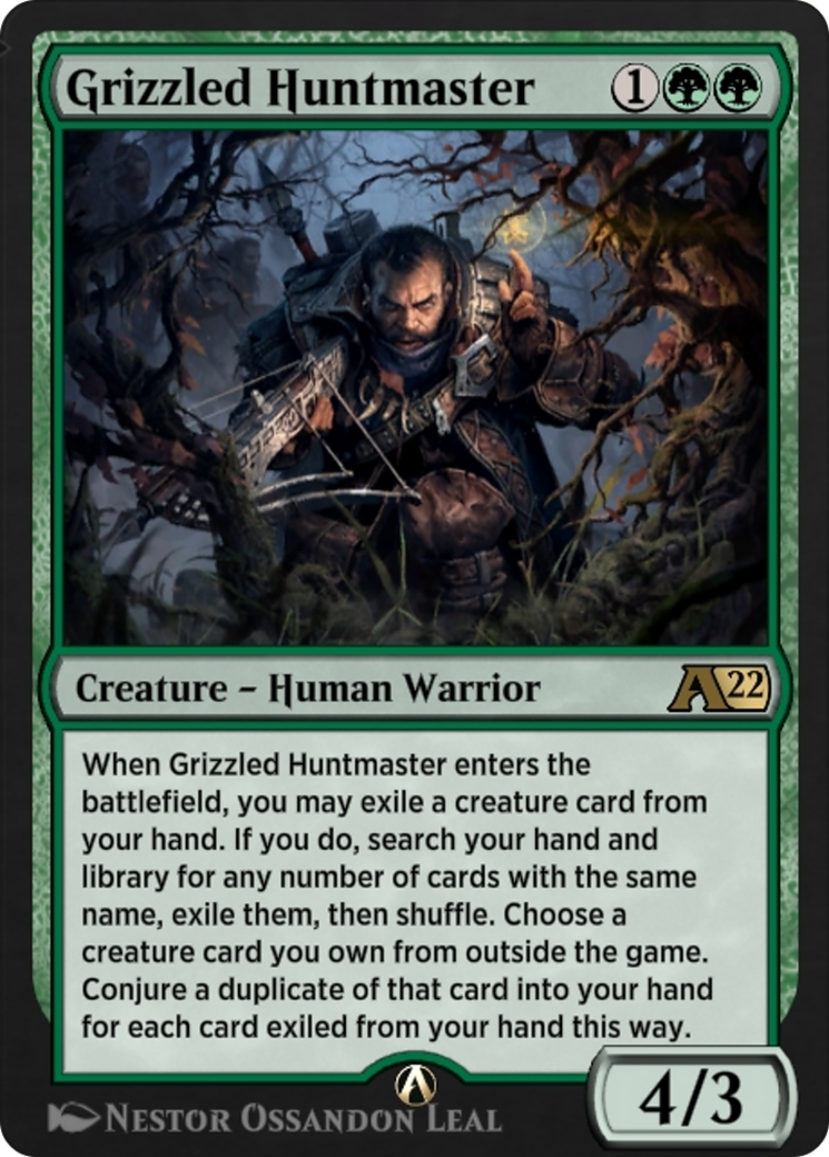 Grizzled Huntmaster (Y22-049) - Alchemy: Innistrad