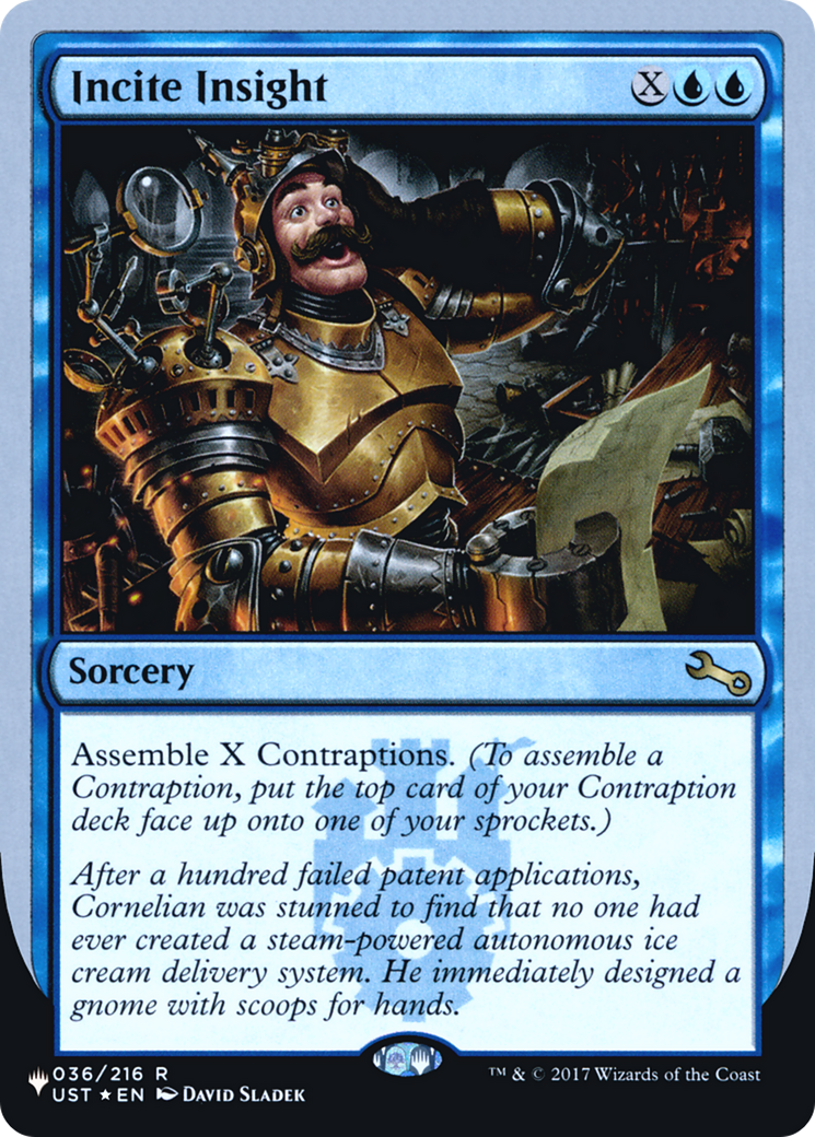 Incite Insight (LIST-016) - The List (Unfinity Foil Edition) Foil