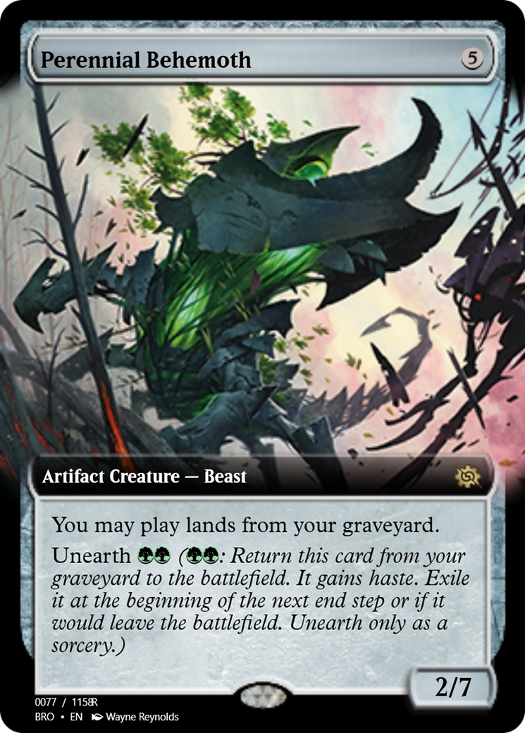 Perennial Behemoth (PRM-105762) - Magic Online Promos Foil