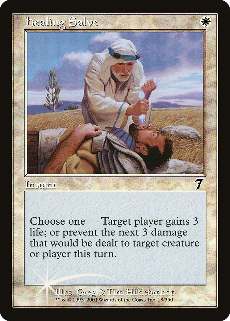 Healing Salve (7ED-18★) - Seventh Edition Foil