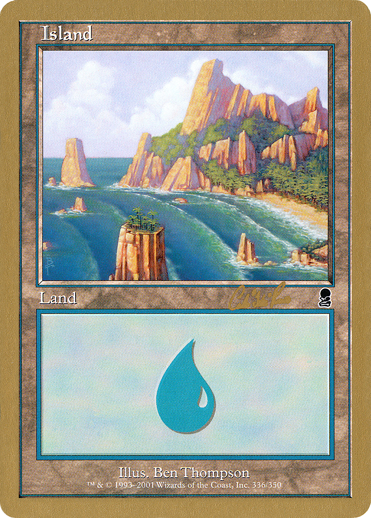 Island (336) - 2002 Carlos Romao (ODY) (WCD-) - World Championship Decks 2002