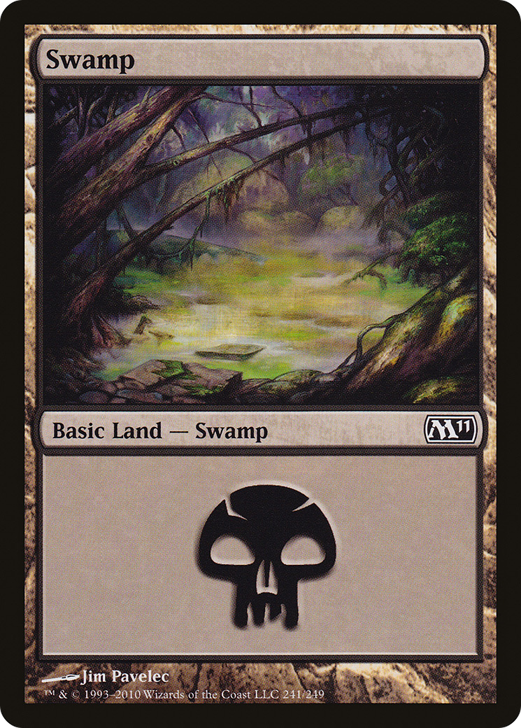 Swamp (241) (M11-241) - Magic 2011 Foil