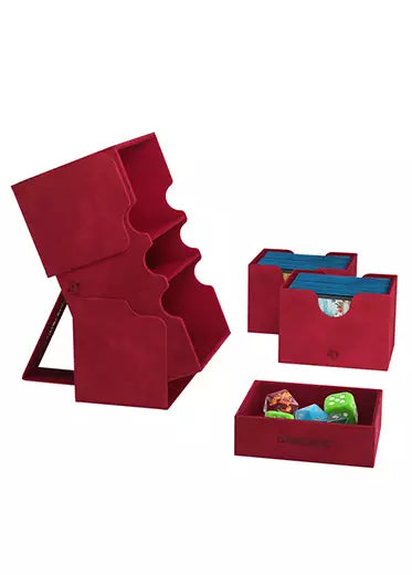 Gamegenic: Stronghold 200+ XL Convertible Deck Box Red Open