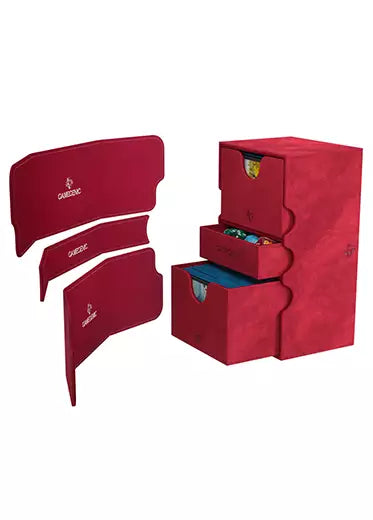 Gamegenic: Stronghold 200+ XL Convertible Deck Box Red Opened