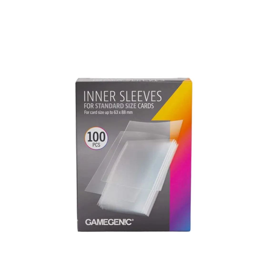 Box of Gamegenic inner sleeves for standard size cards