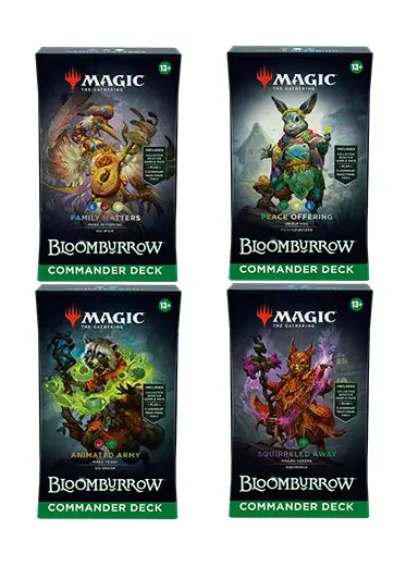 MTG: Bloomburrow - Commander Deck Set of 4