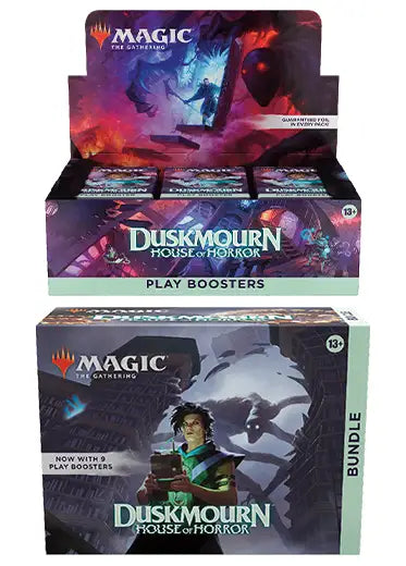 MTG: Duskmourn: House of Horrows - Play Bundle Combo Double Sleeved MTG: Duskmourn: House of Horrows - Play Bundle Combo Double Sleeved