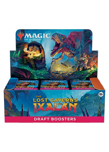 MTG: The Lost Caverns of Ixalan - Draft Booster Box Double Sleeved MTG: The Lost Caverns of Ixalan - Draft Booster Box Double Sleeved