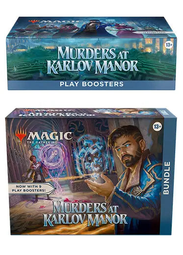 MTG: Murders at Karlov Manor - Play Booster Box and Bundle Double Sleeved MTG: Murders at Karlov Manor - Play Booster Box and Bundle Double Sleeved