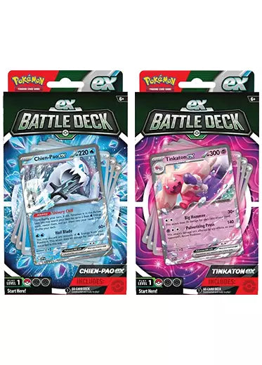 Pokemon TCG: Ex Battle Deck - Chein-Pao/Tinkaton - Set of 2