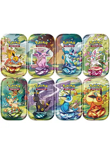 Pokemon TCG: Prismatic Evolutions - Mini Tins Set of 8