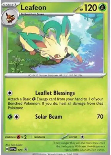 Pokemon TCG: Prismatic Evolutions - Leafeon Promo SVP170