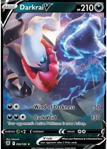 Pokemon TCG: Darkrai V 098/189 Promo Card